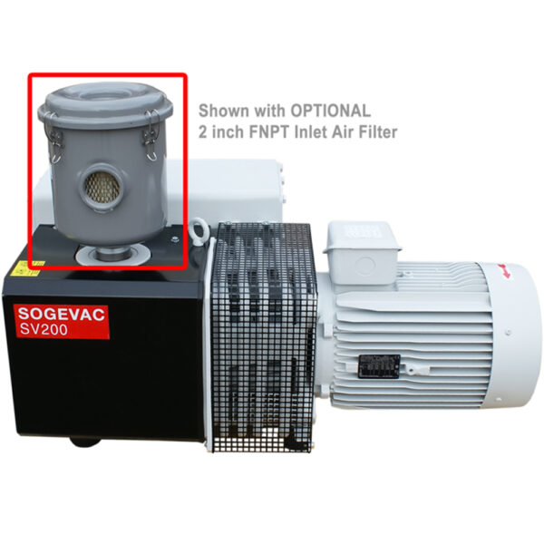 NEW Leybold Sogevac SV200 SV 200 Single Stage Rotary Vane Vacuum Pump PN 95027